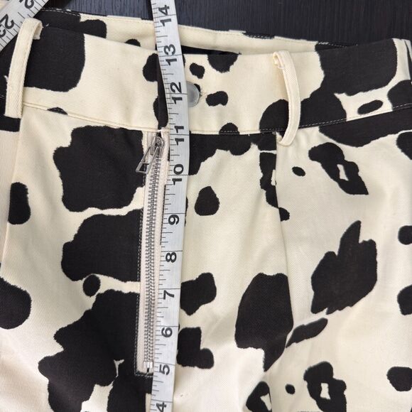 En Saison Anthropologie Pants Women Small Cow Flare Crop High Waist Western Boho - Picture 10 of 11